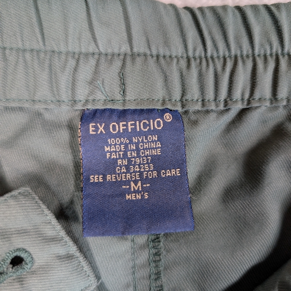 Exofficio Covertable Pants Short Medium Lightweight Nylon Outdoor Hiking Fishing - Picture 2 of 10